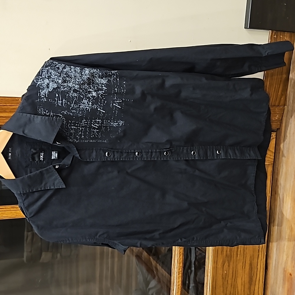 Bke slim fit snap button down